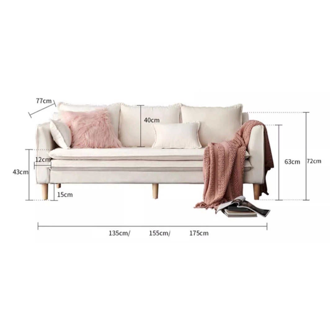 MAS-2139 Masdio Scandinavian Fabric Sofa Masdio