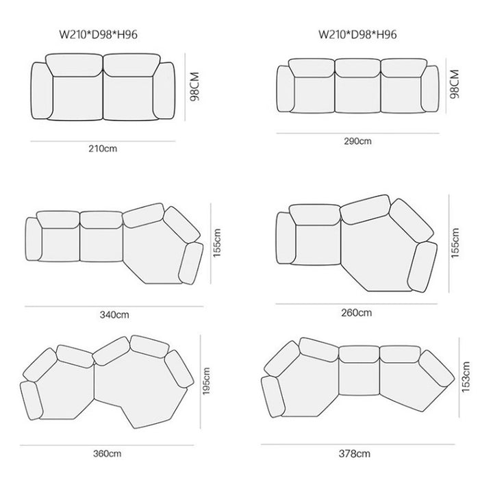 MAS-2059 Masdio Modern Fabric Sofa Masdio