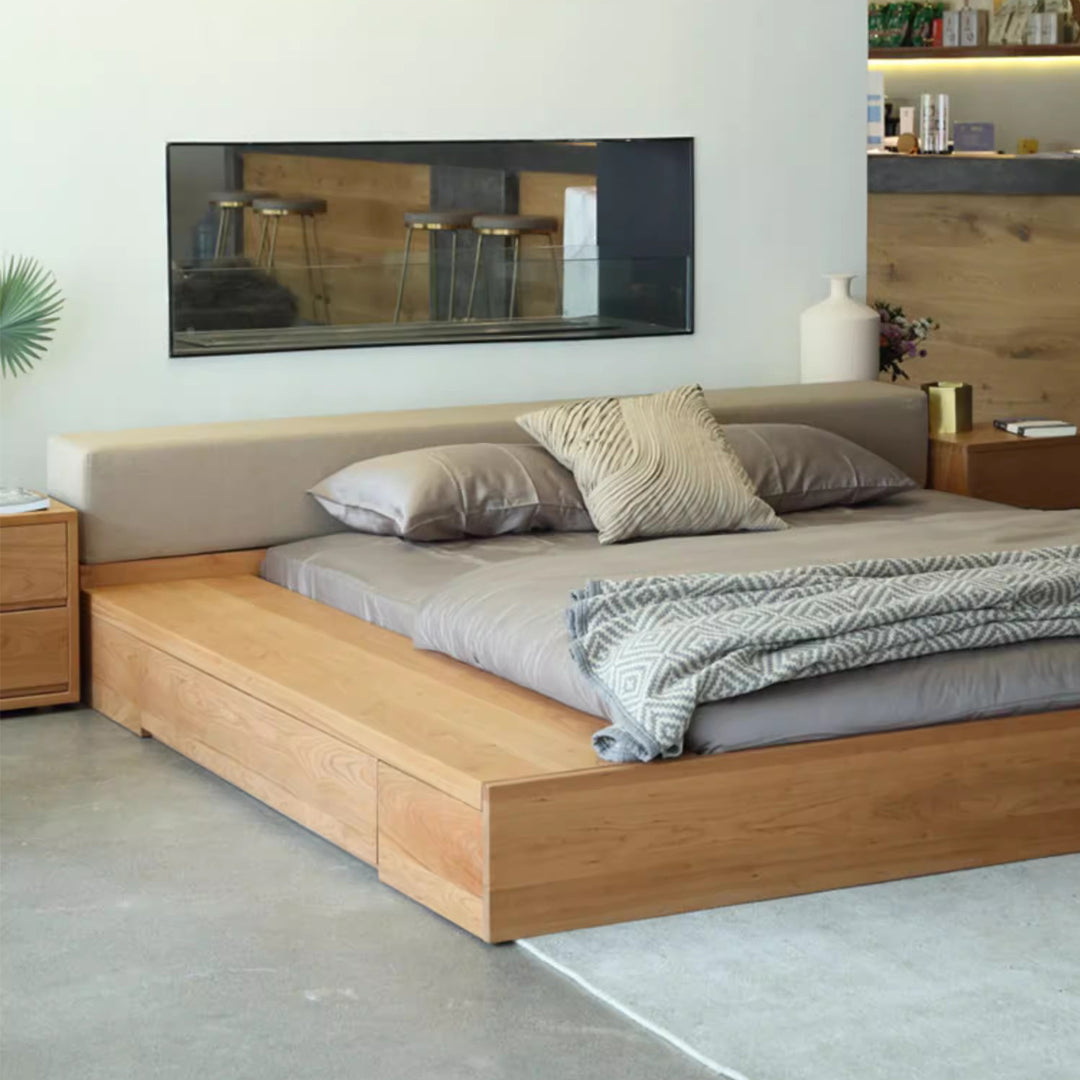 MAS-1968 Masdio Minimalist Japanese Platform Bed Masdio