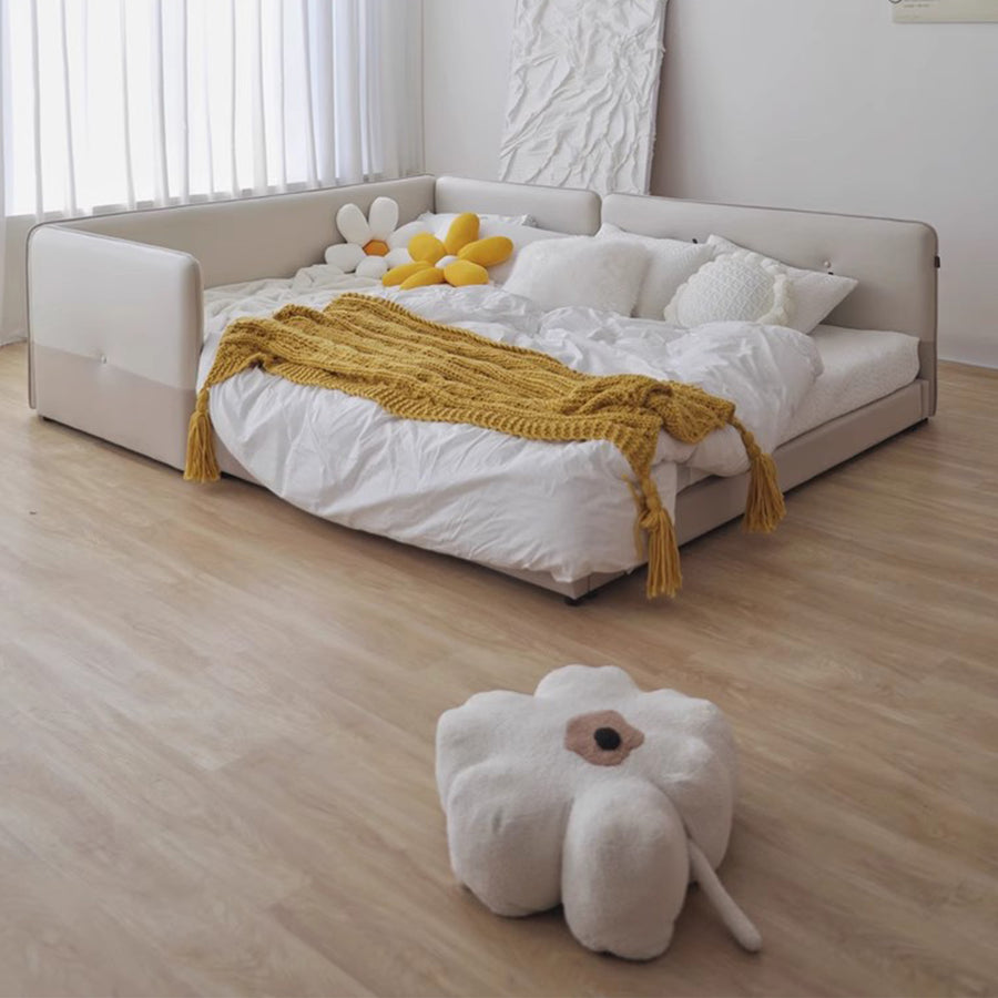 MAS-1954 Masdio Japanese Fabric Double Bed Masdio
