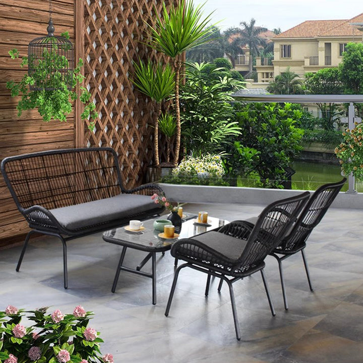 MAS-2155 Masdio Rattan Outdoor Table And Chairs Masdio