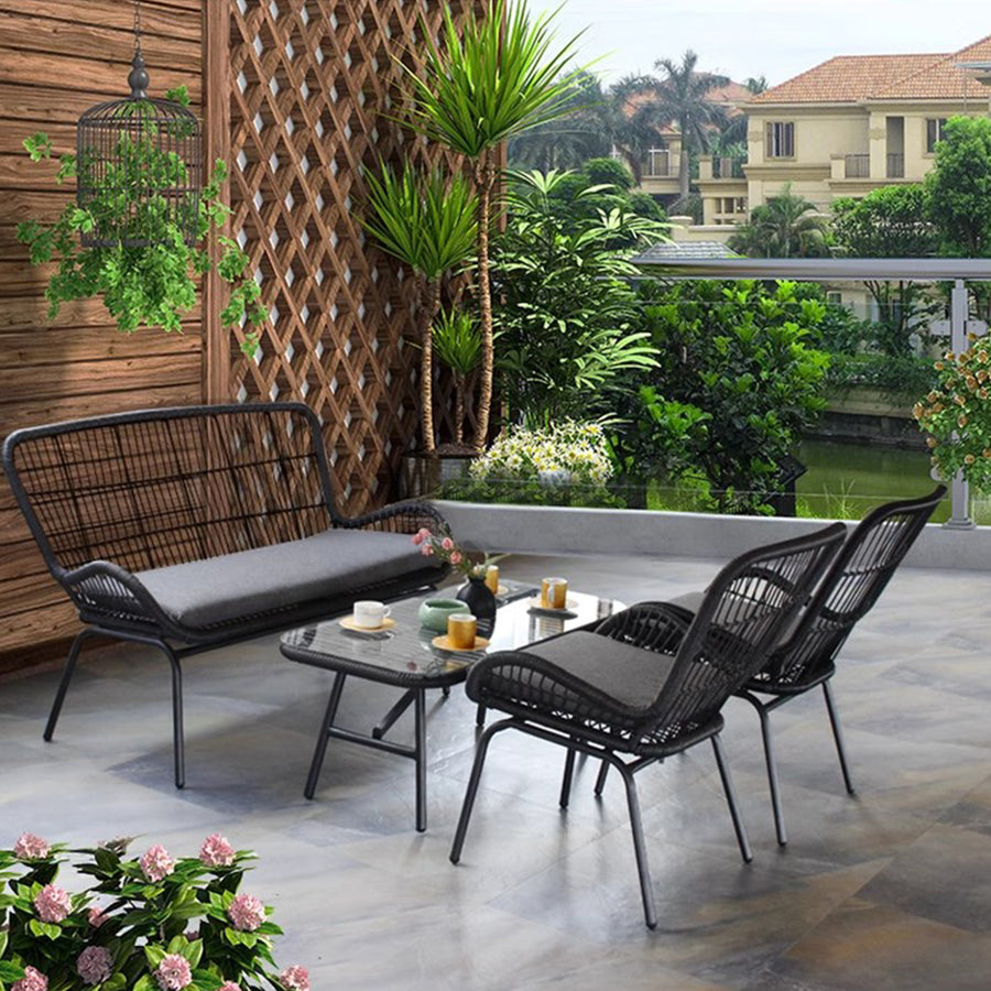 MAS-2155 Masdio Rattan Outdoor Table And Chairs Masdio