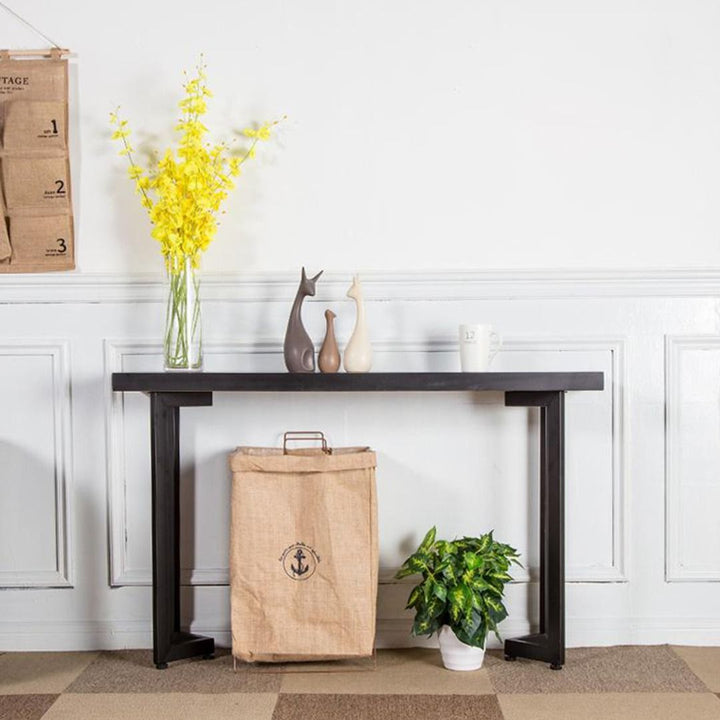 Masdio Handcrafted Rustic Solid Wood Console Table Masdio