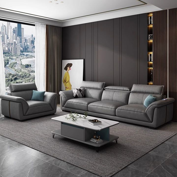 MAS-2044 Masdio Modern Leather Sofa Masdio