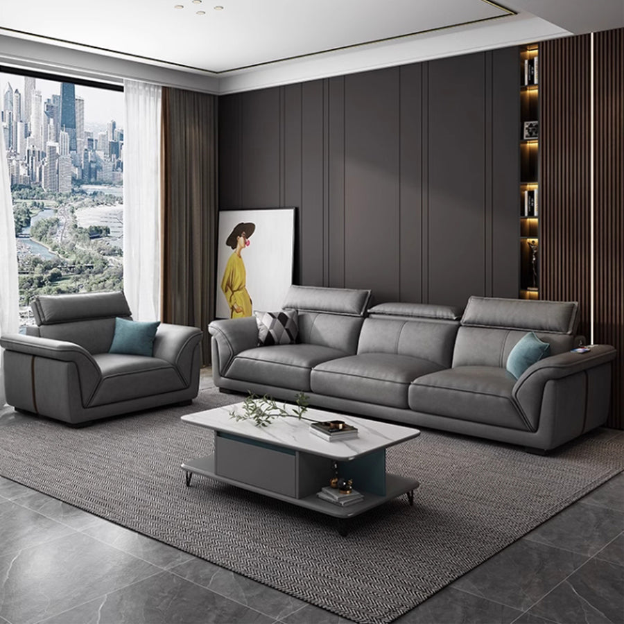 MAS-2044 Masdio Modern Leather Sofa Masdio