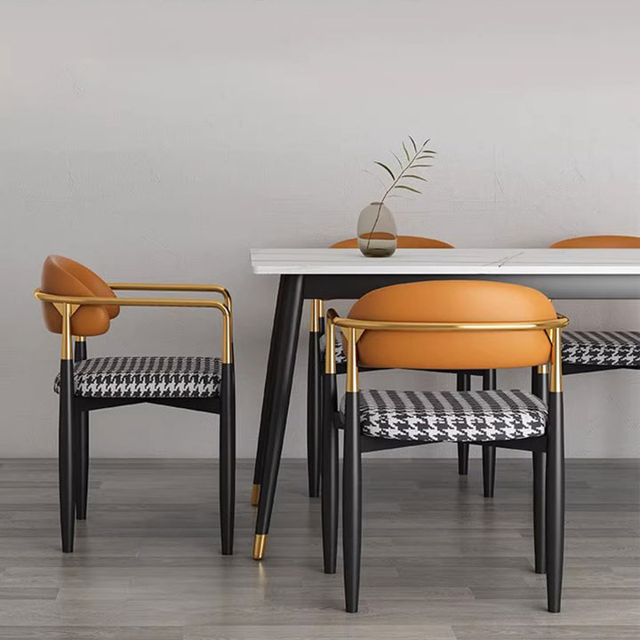 Houndstooth Accent Chair Present Them