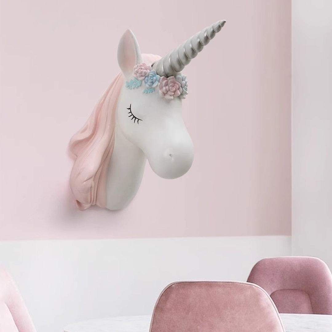 MAS-2011 Masdio Unicorn Wall Art Fauxidermy Masdio