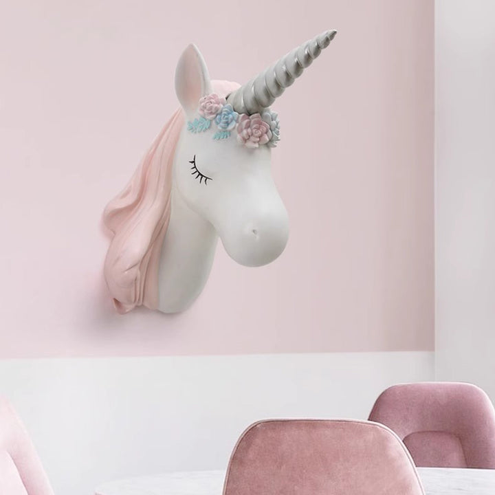 MAS-2011 Masdio Unicorn Wall Art Fauxidermy Masdio