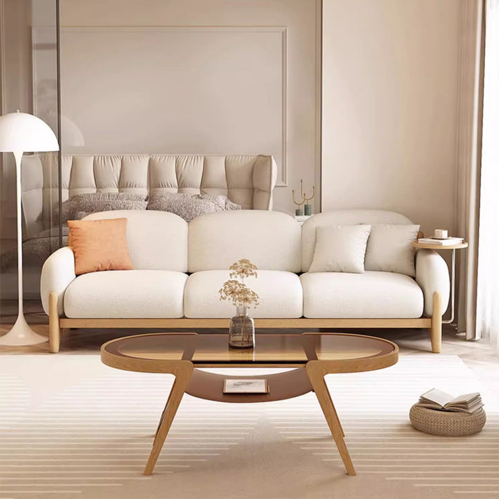 MAS-2109 Masdio Japandi Boucle Sofa Masdio