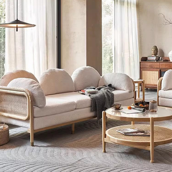 MAS-2107 Masdio Japandi Rattan Sofa Masdio