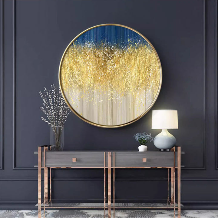 MAS-2008 Masdio Gold Dust Round Wall Art Masdio