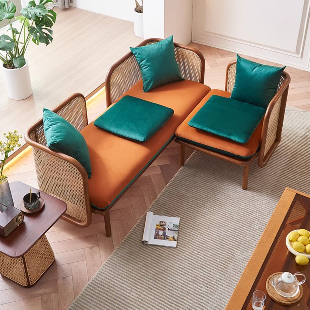 MAS-2108 Masdio Japandi Rattan Sofa Masdio