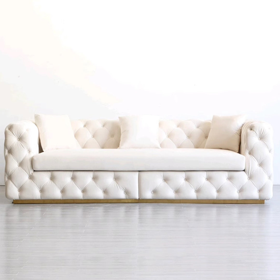 MAS-2117 Masdio Victorian Chesterfield Velvet Sofa Masdio