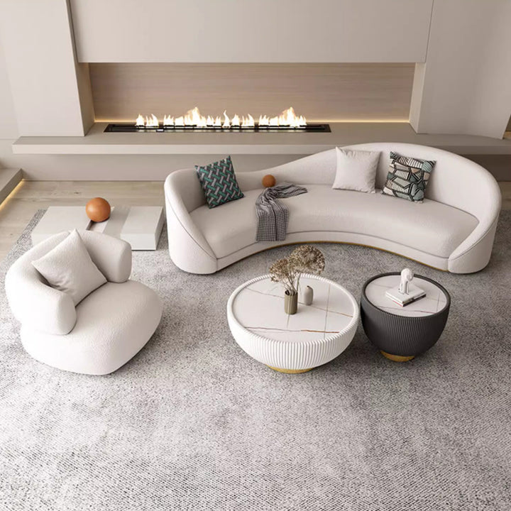 MAS-2072 Masdio Japandi Leather Sofa Masdio