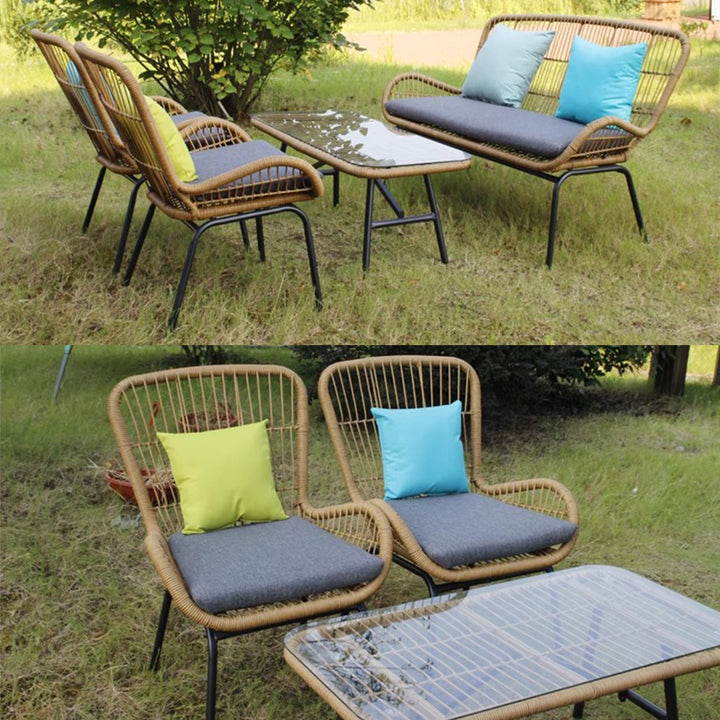 MAS-2155 Masdio Rattan Outdoor Table And Chairs Masdio