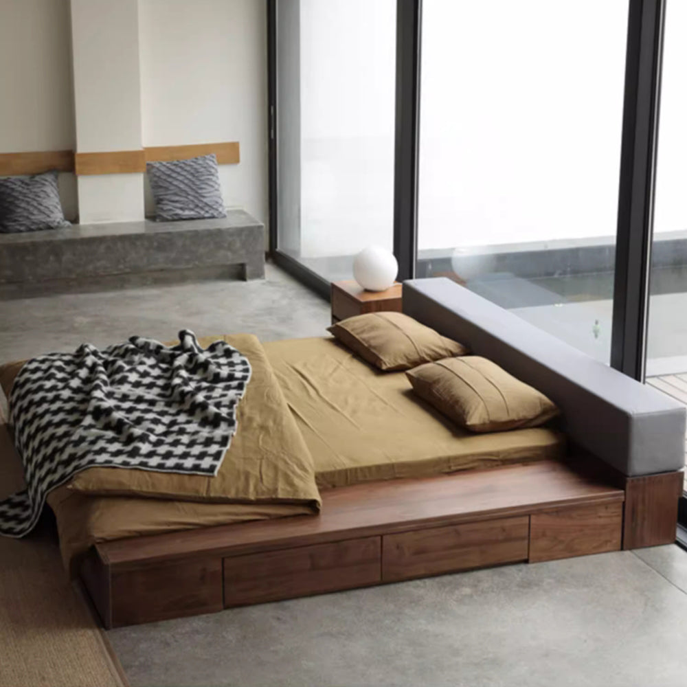 MAS-1968 Masdio Minimalist Japanese Platform Bed Masdio