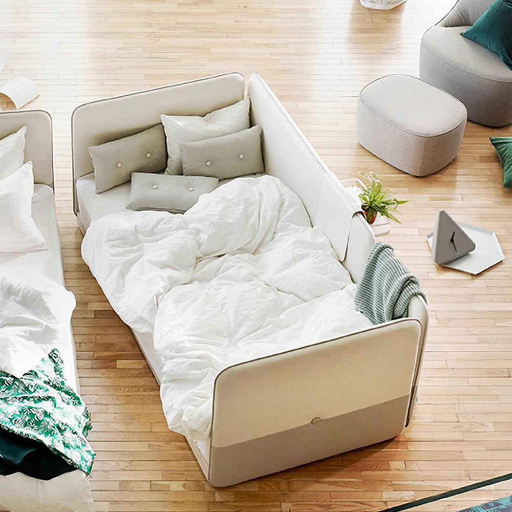 MAS-1954 Masdio Japanese Fabric Double Bed Masdio