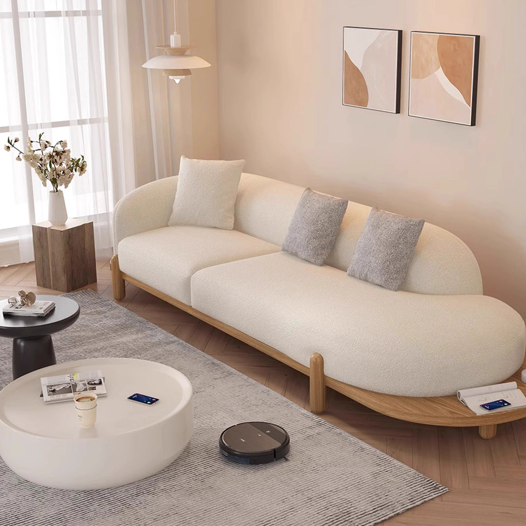 MAS-2048 Masdio Japandi Boucle Sofa Masdio