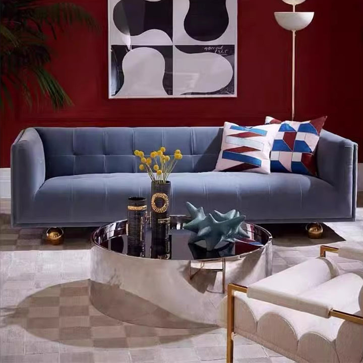 MAS-2151 Masdio Victorian Tufted Velvet Sofa Masdio
