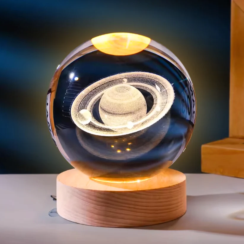 Crystal Ball Night Light Present Them
