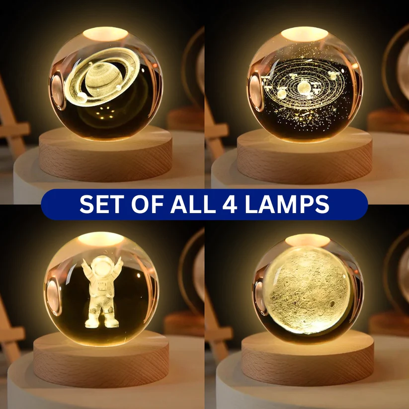 Crystal Ball Night Light Present Them
