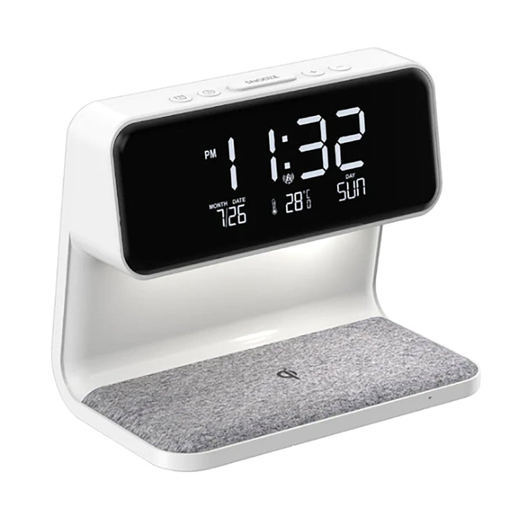 3 In 1 Bedside Lamp Wireless Charging Present Them