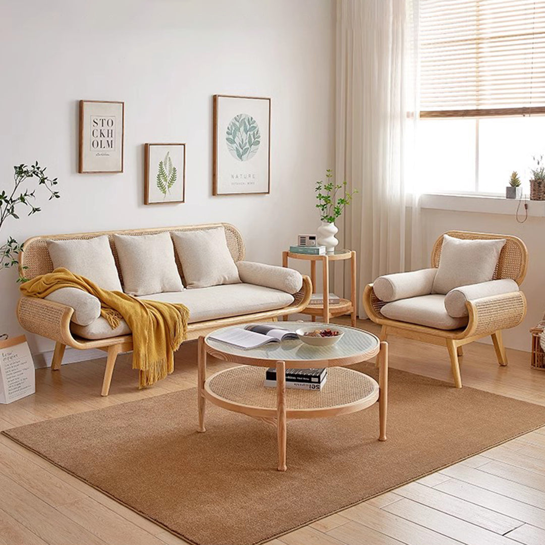 MAS-2060 Masdio Rustic Rattan Sofa Masdio