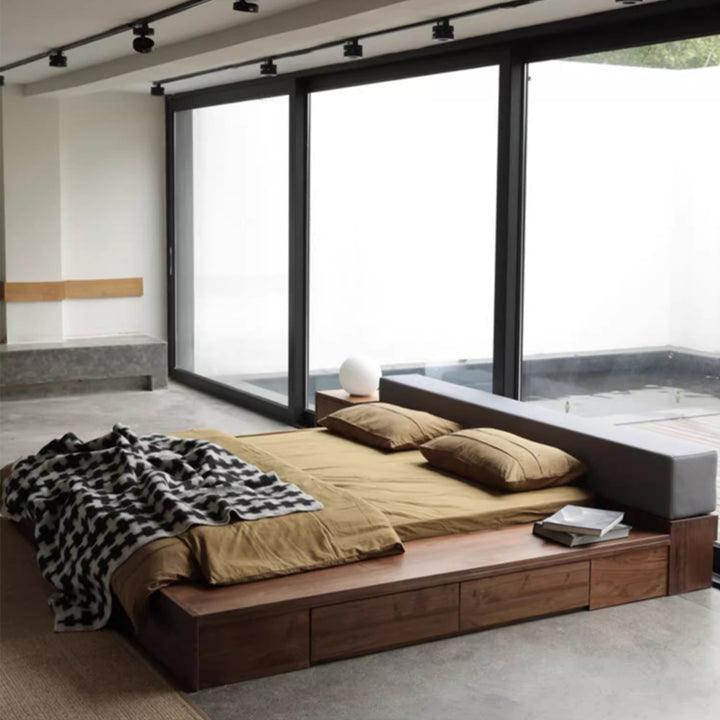 MAS-1968 Masdio Minimalist Japanese Platform Bed Masdio