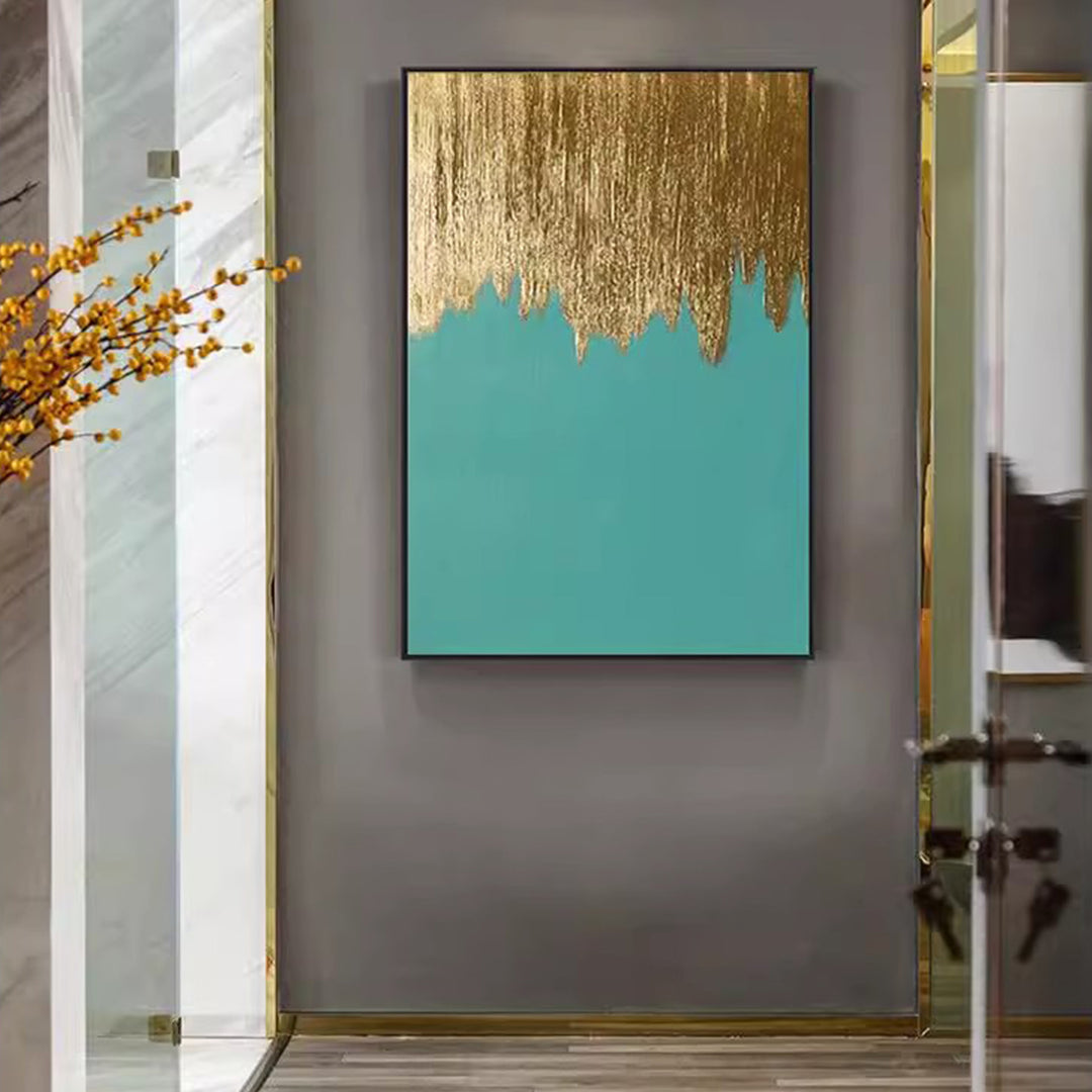 MAS-2017 Masdio Gold Shimmer Canvas Wall Art Masdio