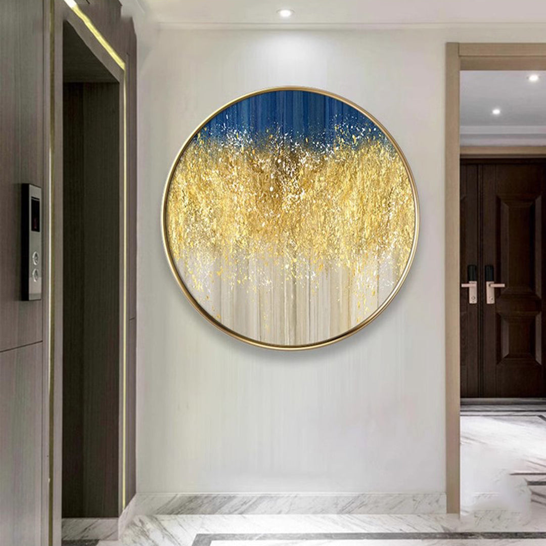 MAS-2008 Masdio Gold Dust Round Wall Art Masdio