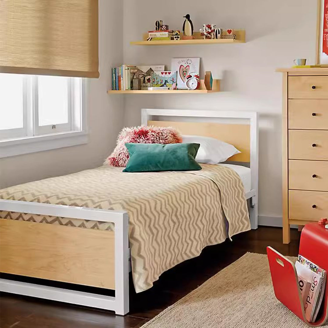 MAS-1956 Masdio Industrial Solid Wood Bedframe Masdio