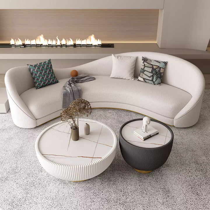 MAS-2072 Masdio Japandi Leather Sofa Masdio