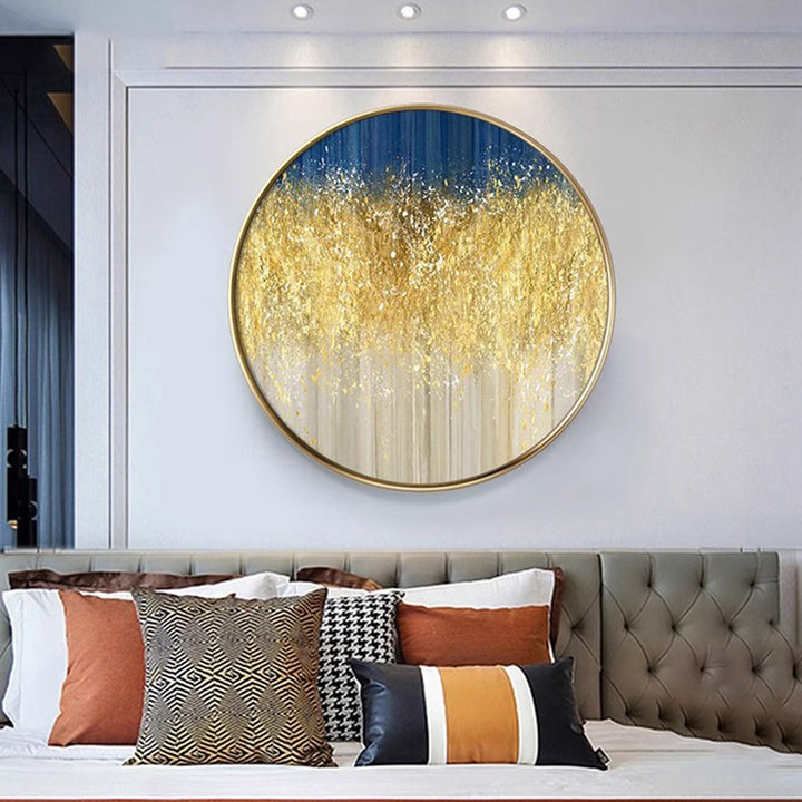 MAS-2008 Masdio Gold Dust Round Wall Art Masdio