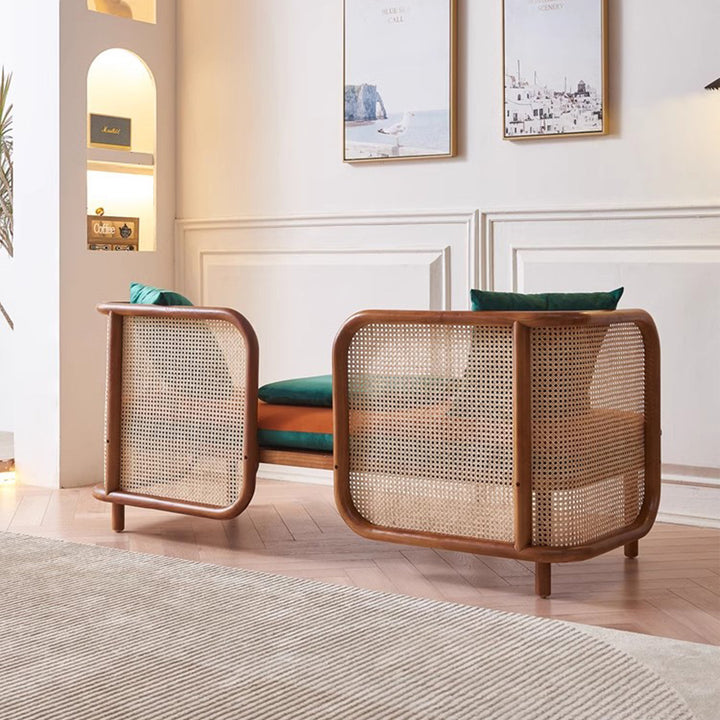 MAS-2108 Masdio Japandi Rattan Sofa Masdio