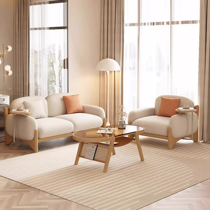 MAS-2109 Masdio Japandi Boucle Sofa Masdio