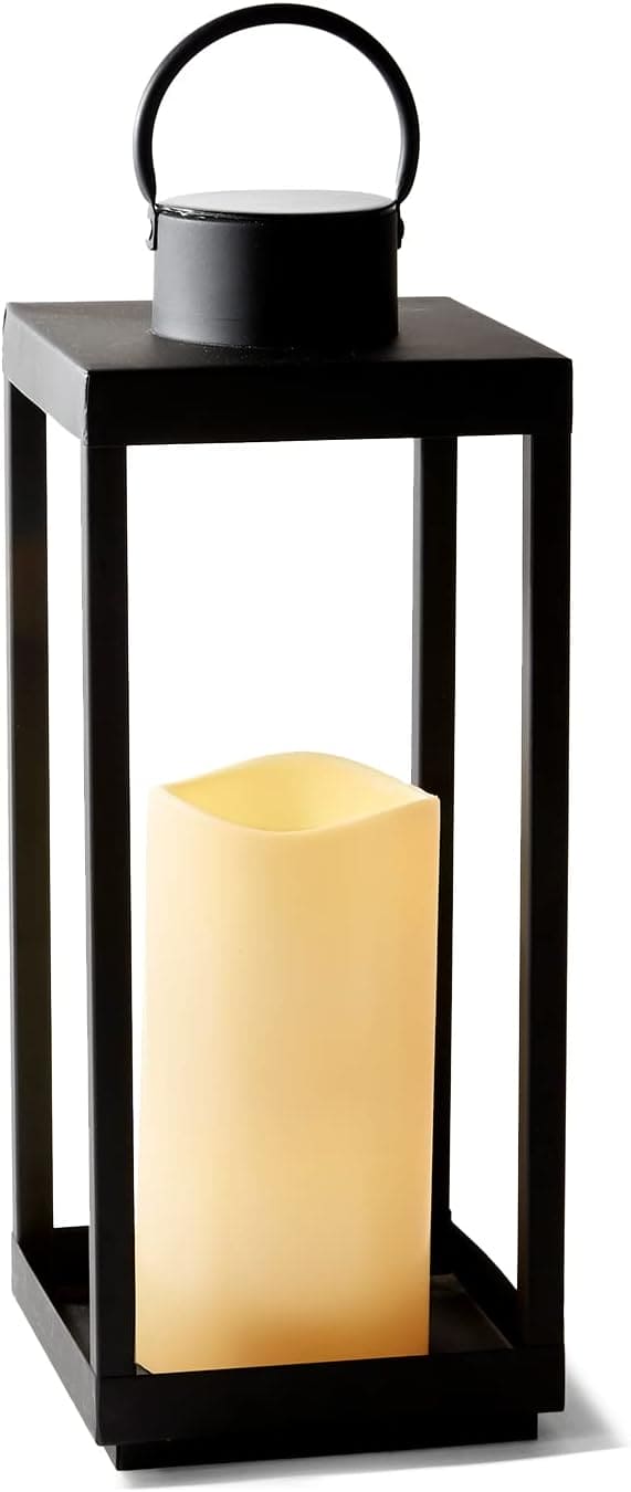 Solar Candle Holder Lantern Present Them