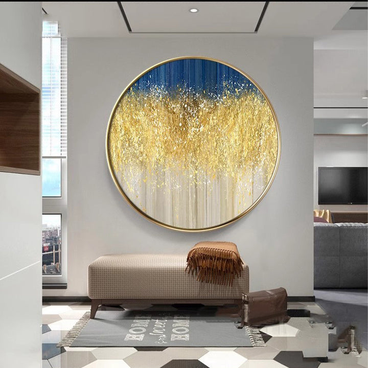 MAS-2008 Masdio Gold Dust Round Wall Art Masdio