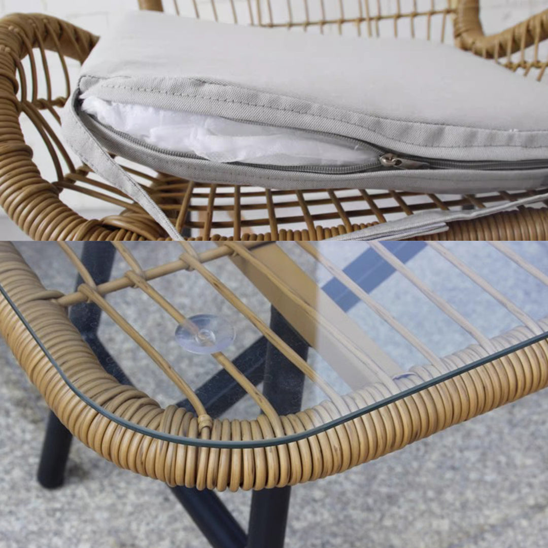 MAS-2155 Masdio Rattan Outdoor Table And Chairs Masdio