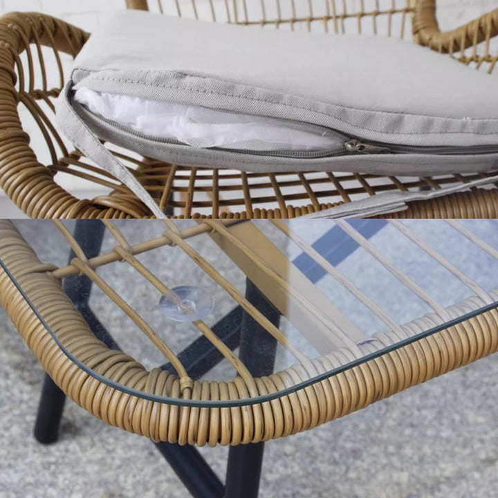 MAS-2155 Masdio Rattan Outdoor Table And Chairs Masdio