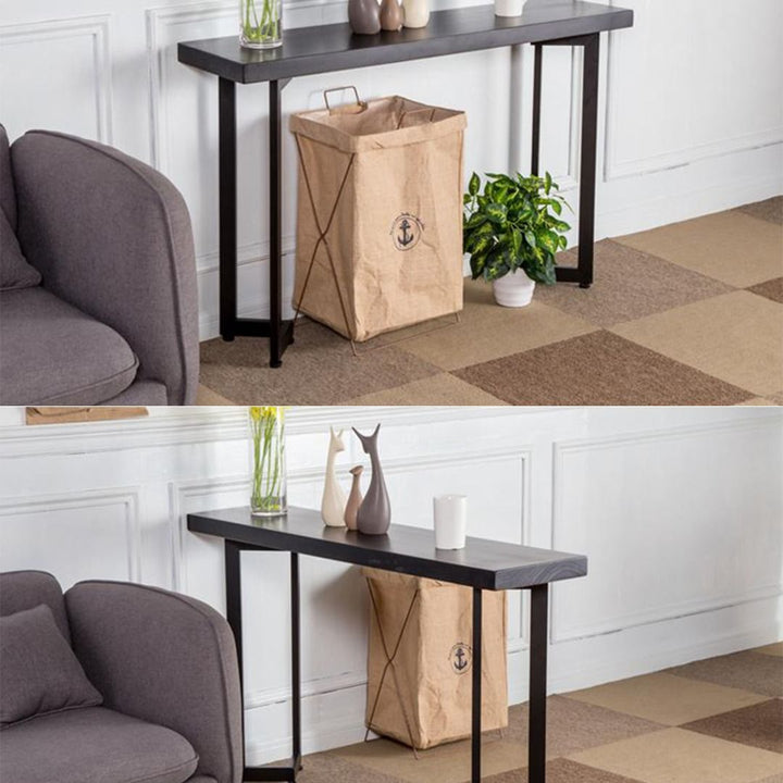 Masdio Handcrafted Rustic Solid Wood Console Table Masdio