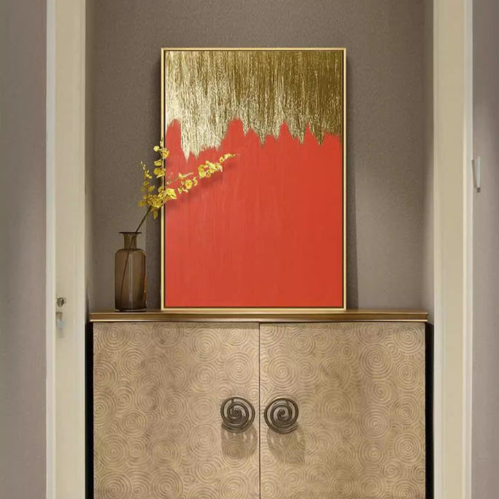 MAS-2017 Masdio Gold Shimmer Canvas Wall Art Masdio