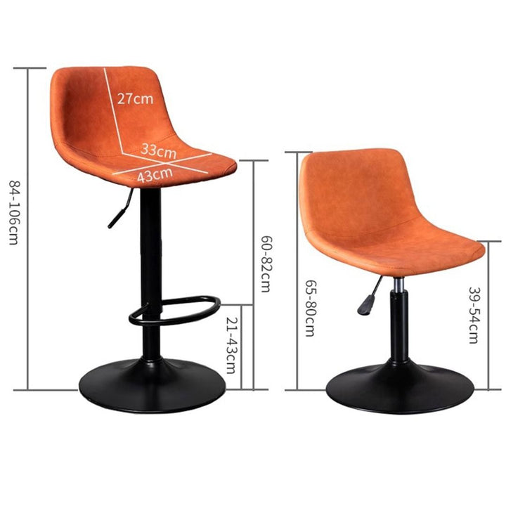 Modern Adjustable Swivel Bar Stool Present Them