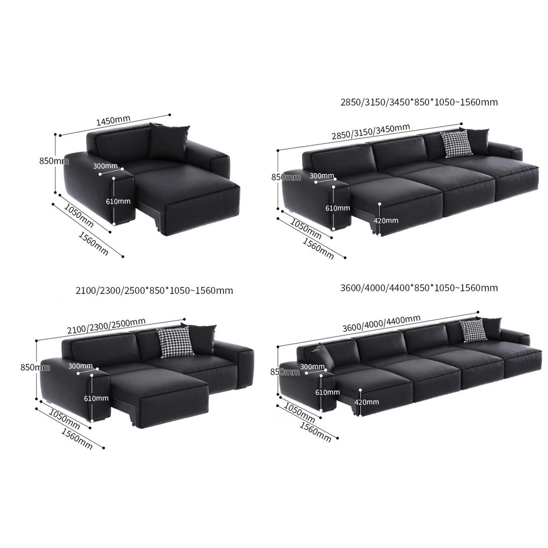 MAS-2063 Masdio Modern Leather Sofa Masdio