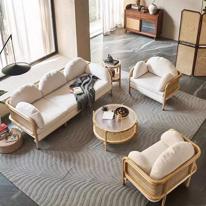 MAS-2107 Masdio Japandi Rattan Sofa Masdio