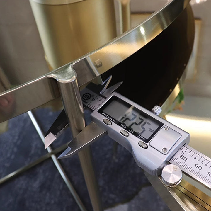 MAS-1964 Masdio Chrome Gold Side Table Masdio