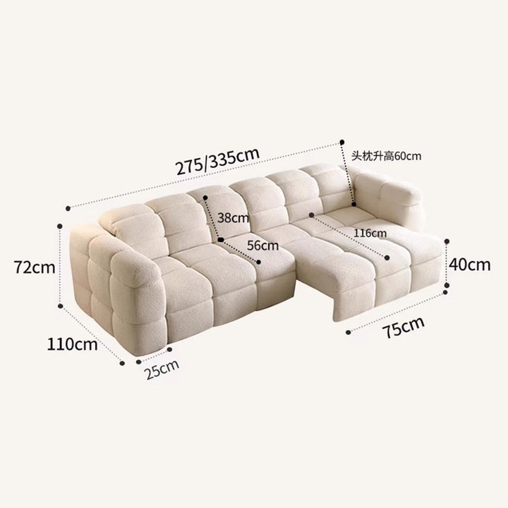 MAS-2046 Masdio Modern Boucle Sofa Masdio