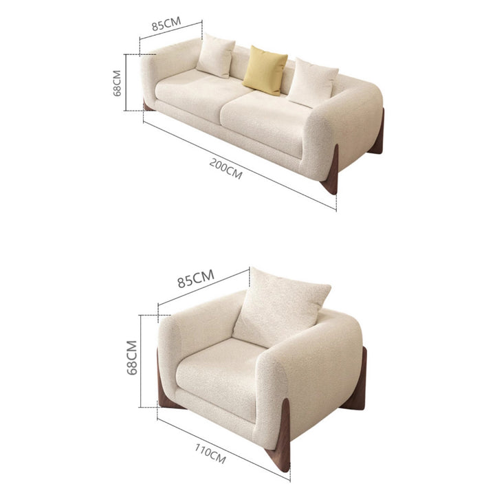 MAS-2039 Masdio Modern Boucle Sofa Masdio