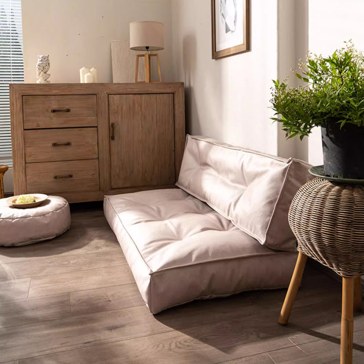 MAS-2077 Masdio Modern Leathaire Floor Sofa Masdio