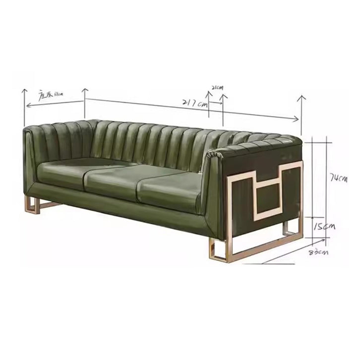 MAS-2119 Masdio Victorian Velvet Sofa Masdio