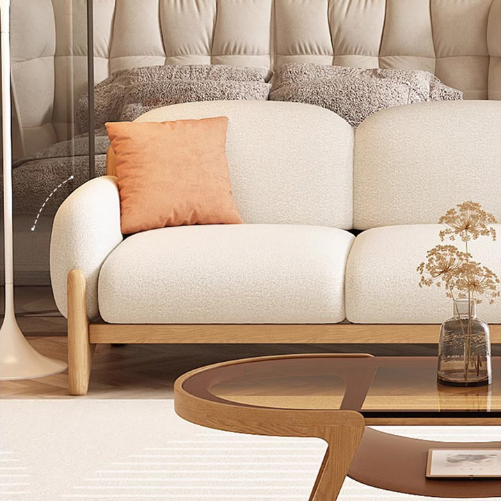 MAS-2109 Masdio Japandi Boucle Sofa Masdio